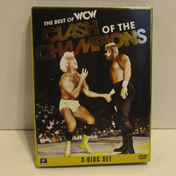 WCW Best Clash Champions Graphic Smack Down Wrestling 3 Disc Set - Picture 1 of 6